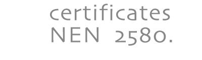 certificates NEN 2580